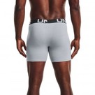 Under Armour UA Charged Cotton 6in 3 Pack-GRY