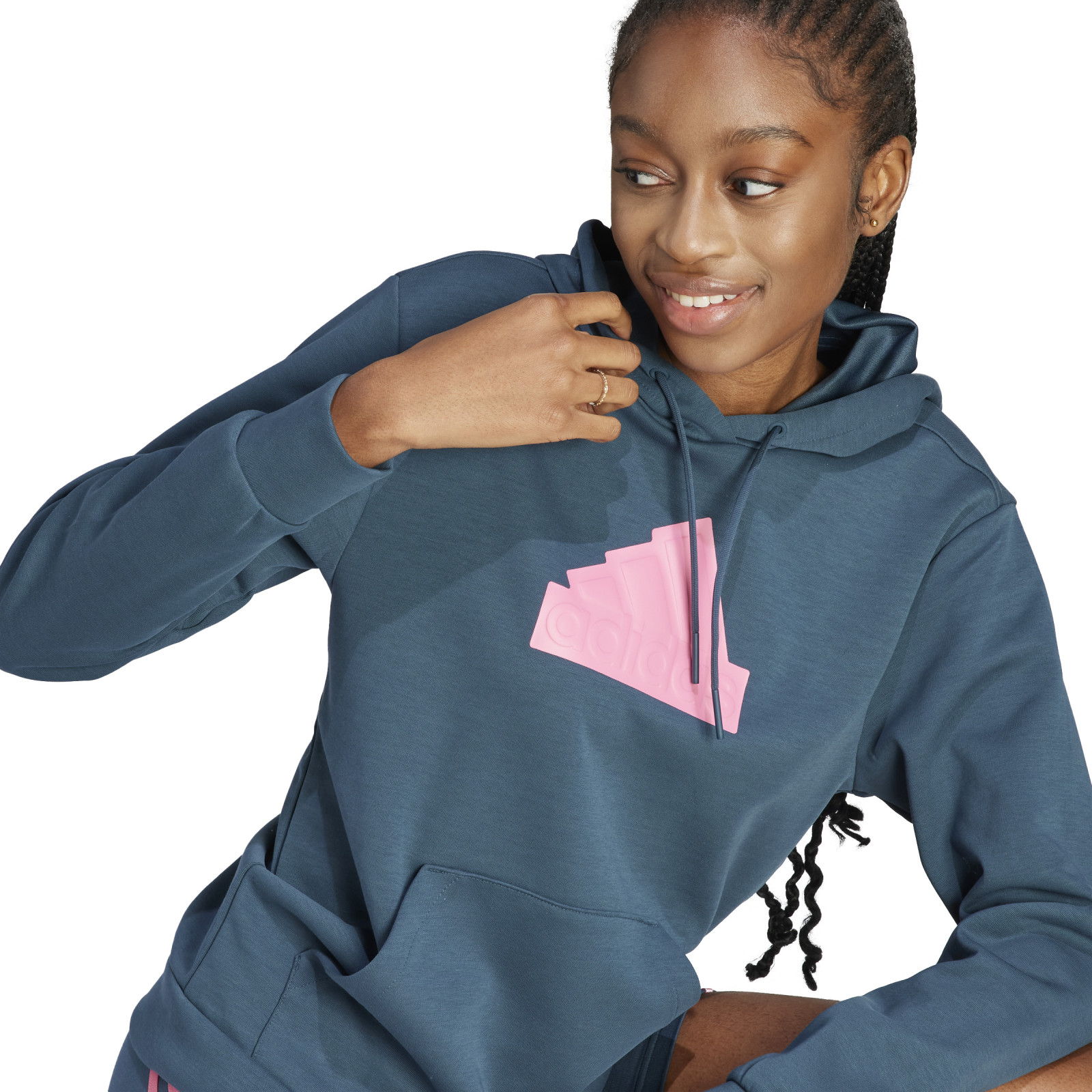 adidas Future Icons Badge of Sport Bomber Hoodie XS (obrázek 4)