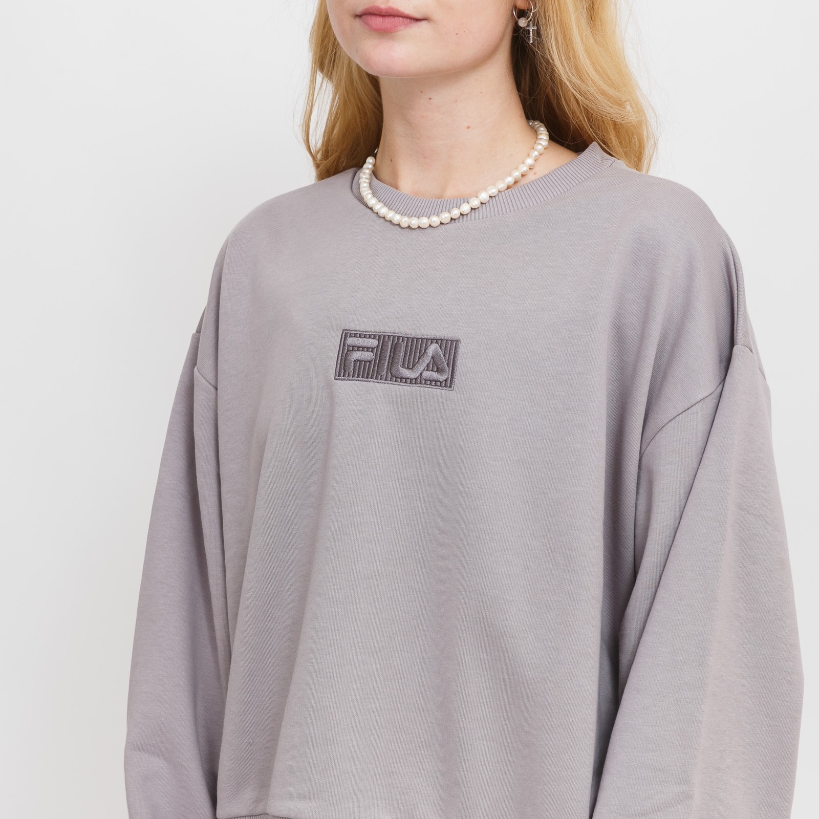 Fila BANSKO cropped crew sweat XS (obrázek 3)