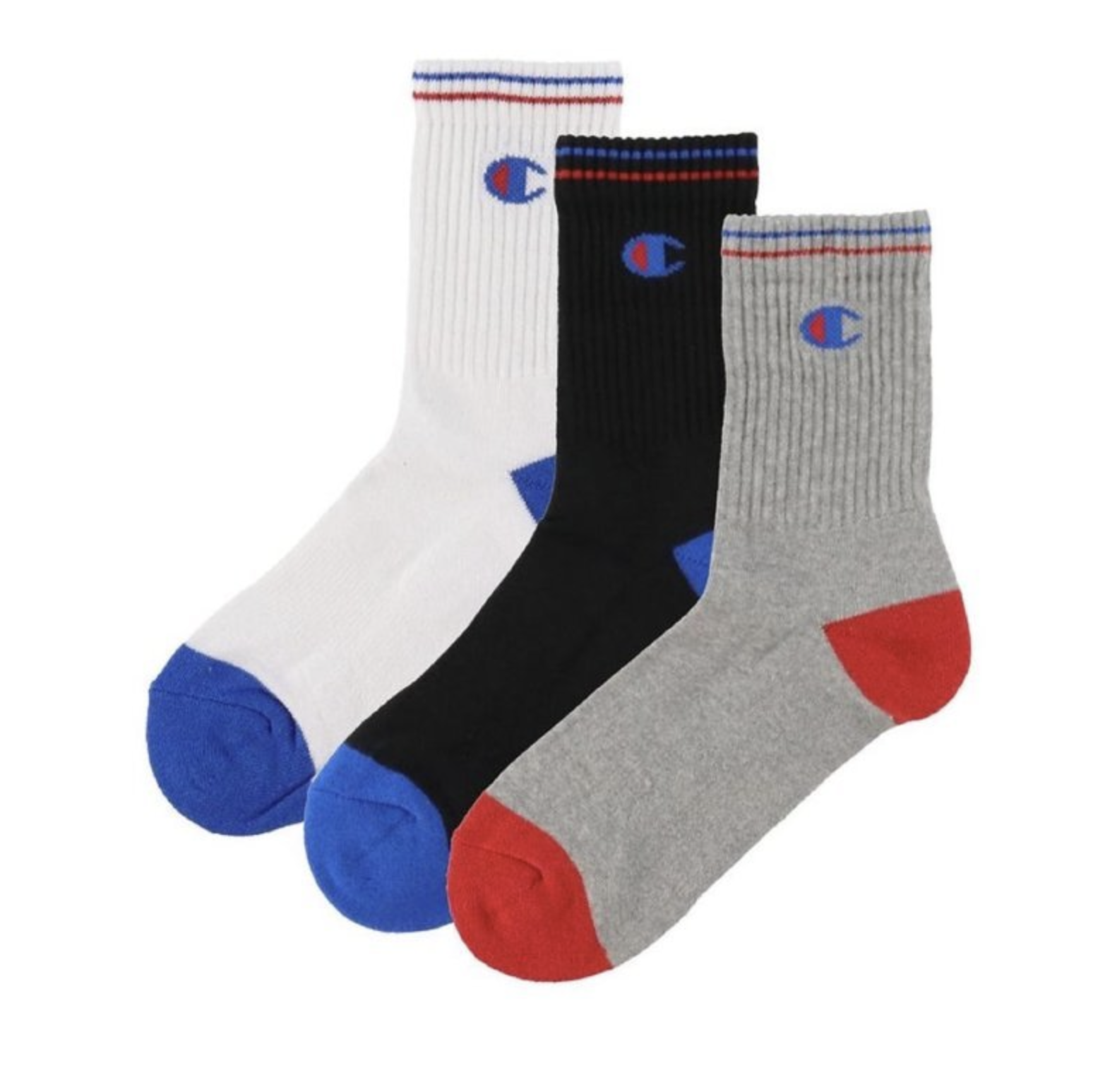 Levně Champion 3pk Crew Socks 35/38