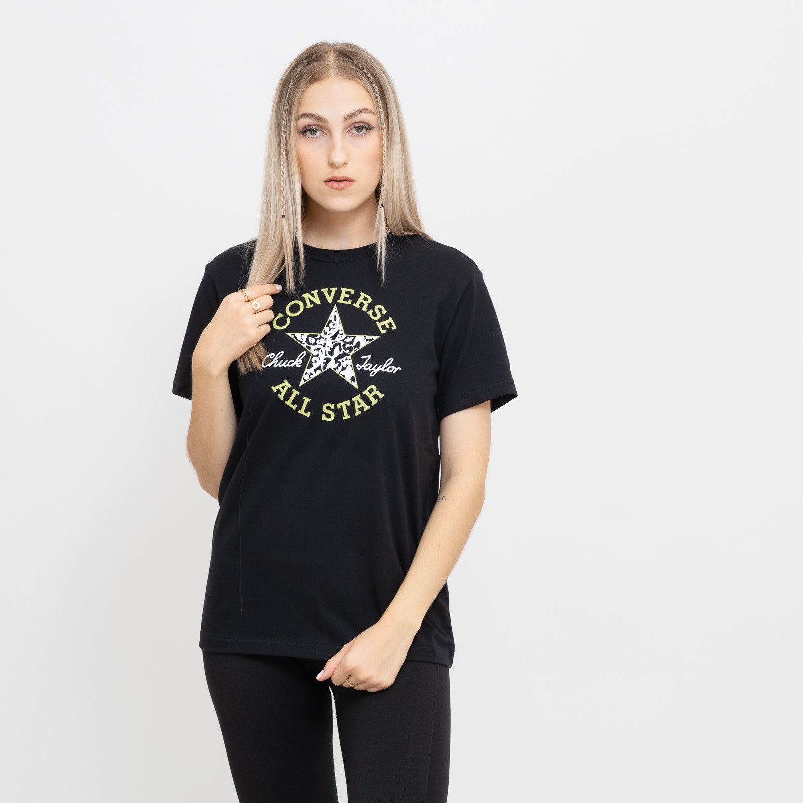 Levně Converse chuck taylor floral patch t-shirt m