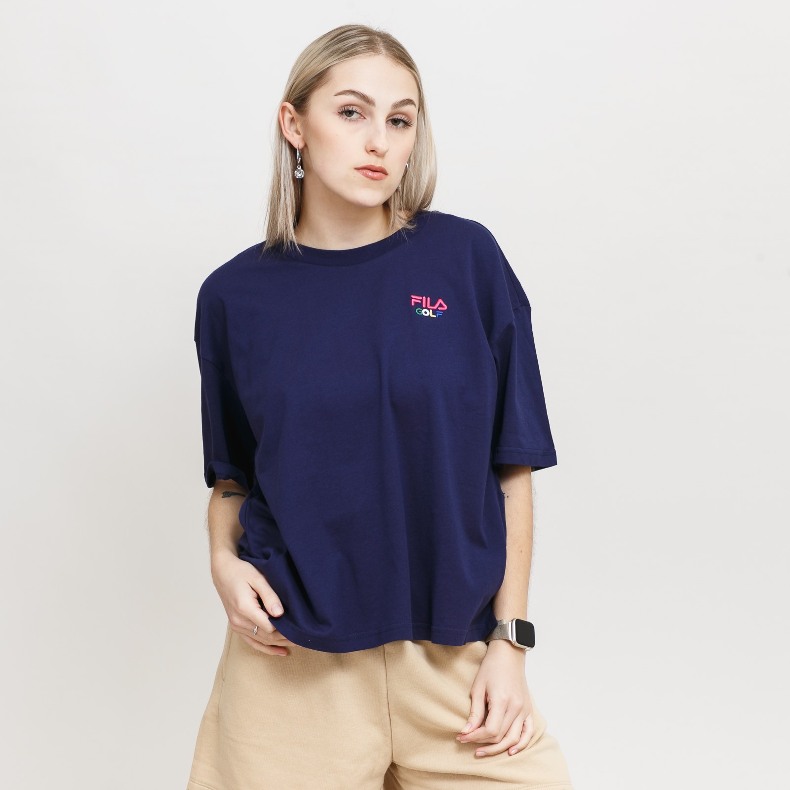 Levně Fila BELL cropped graphic tee S