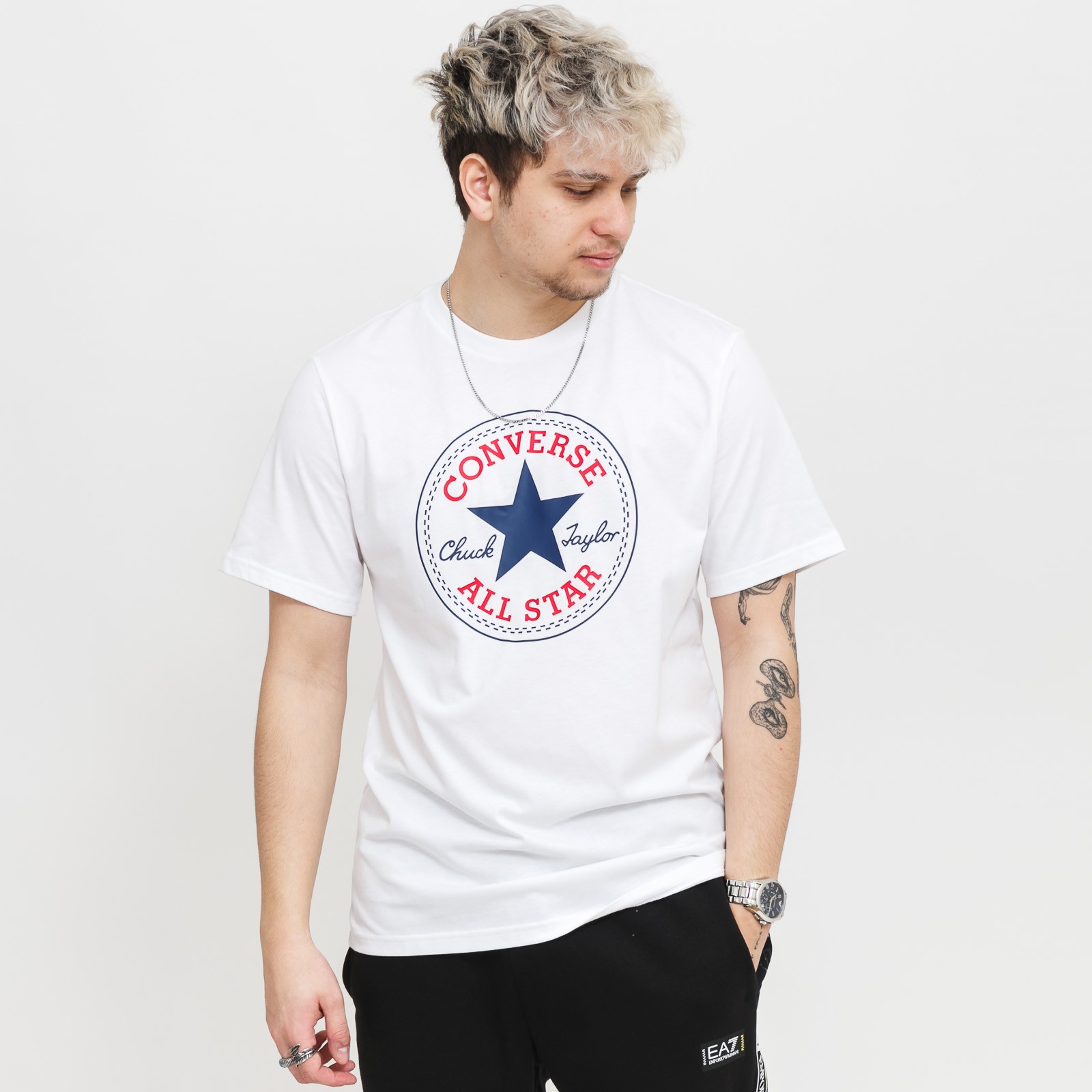 Levně Converse go-to all star patch standard fit t-shirt m