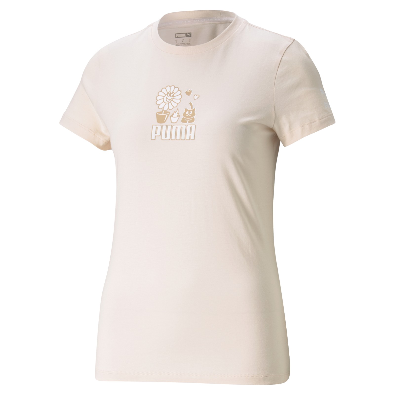 Levně Puma Graphic Tee Summer Streetwear Cloud Pink L