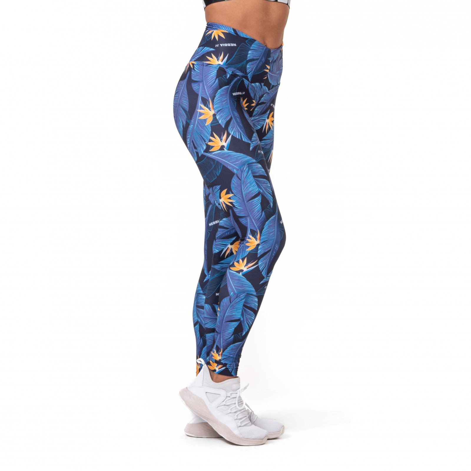 Levně NEBBIA High-waist Ocean Power leggings L