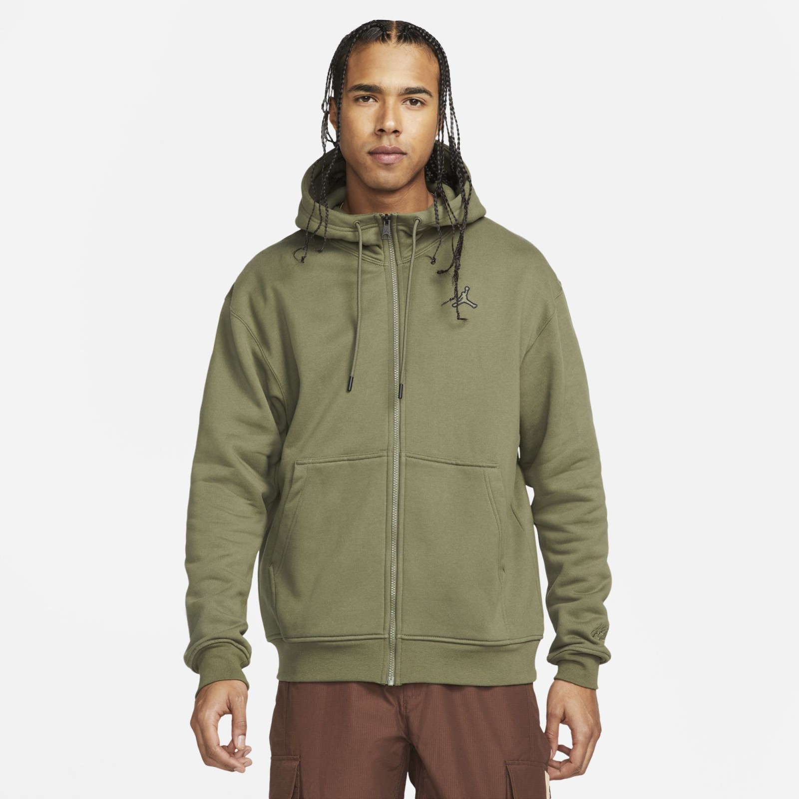 Levně Jordan Essentials Full Zip Men's Fleece Hoodie XL