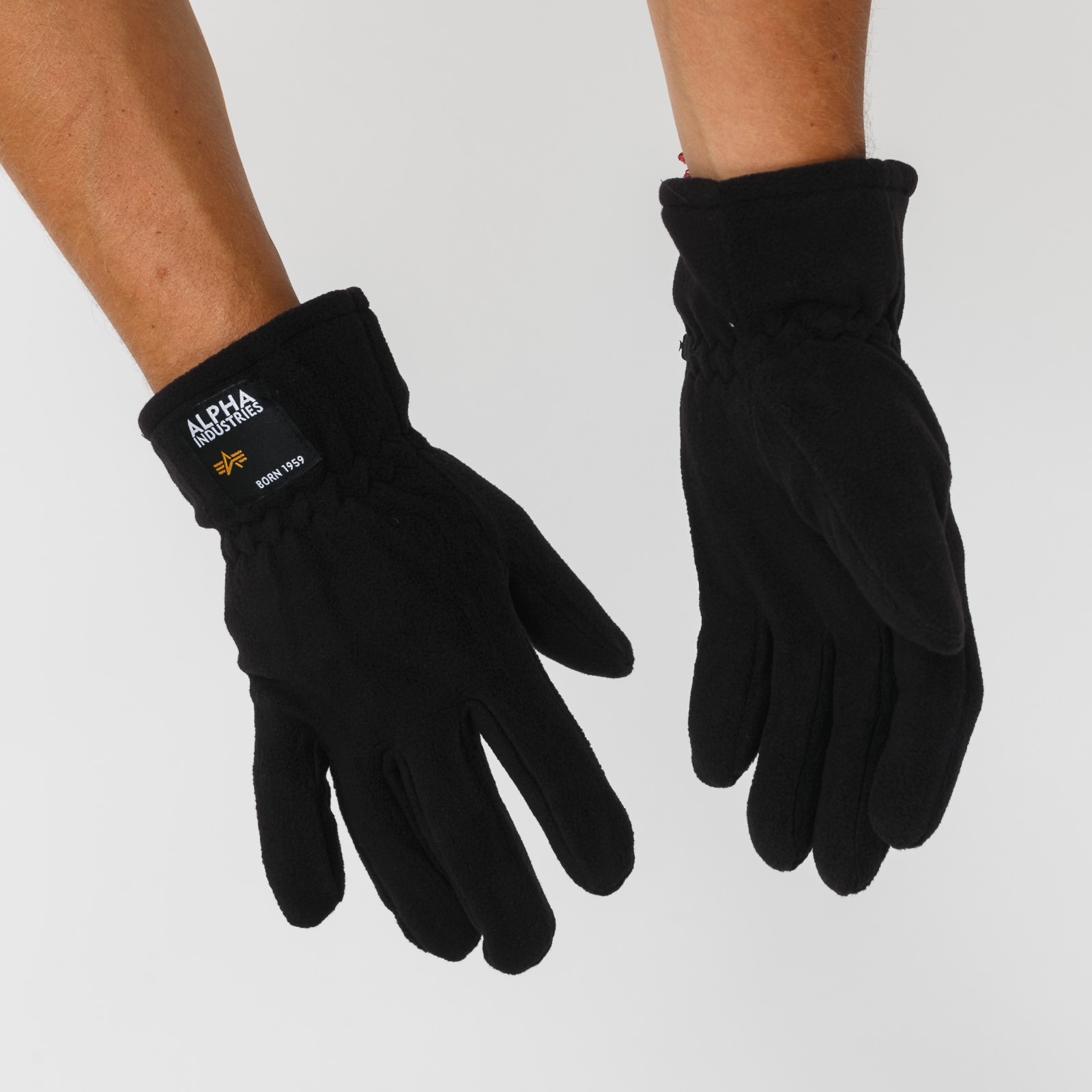 Levně Alpha Industries Label Fleece Gloves L/XL