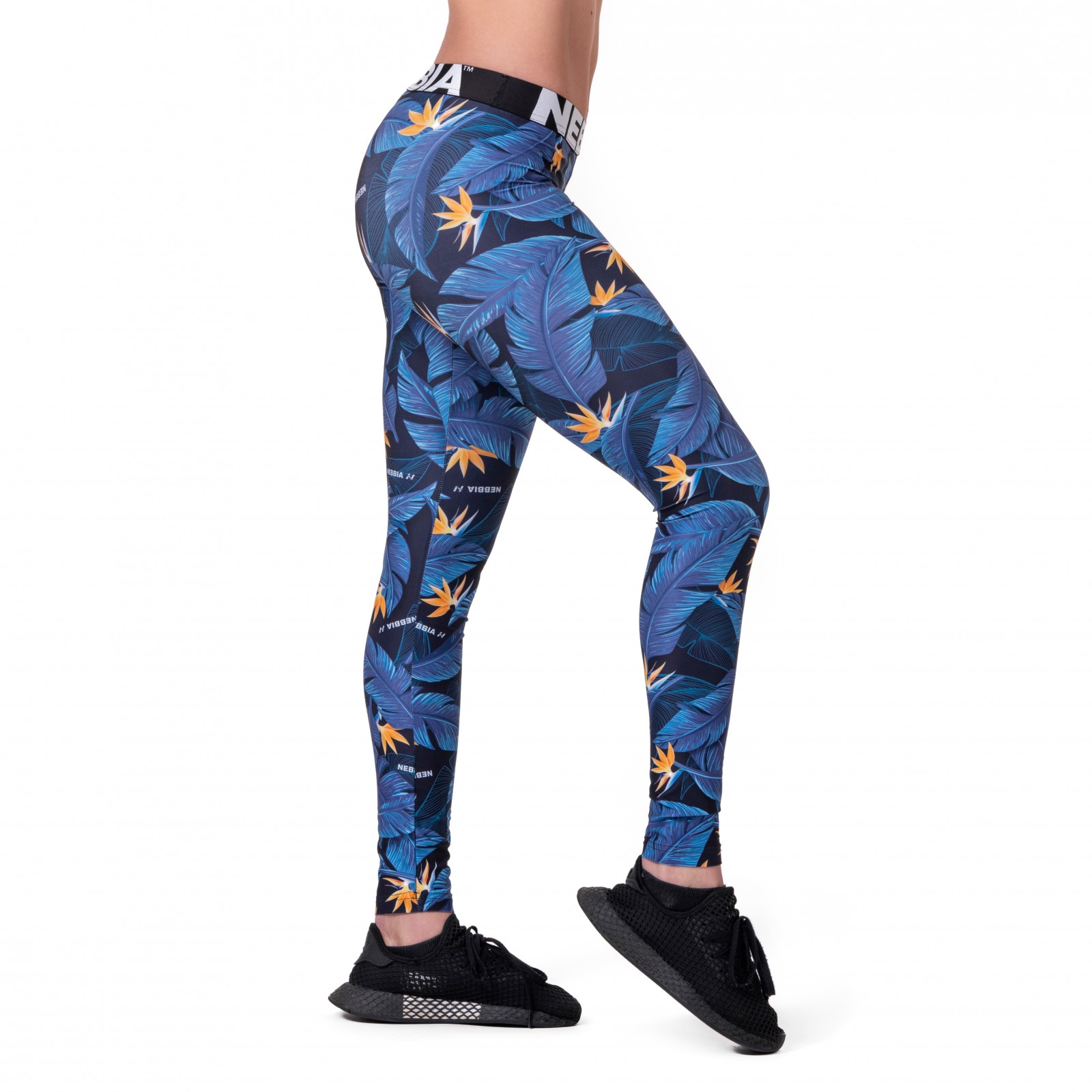 Levně Mid-waist Ocean Power leggings M