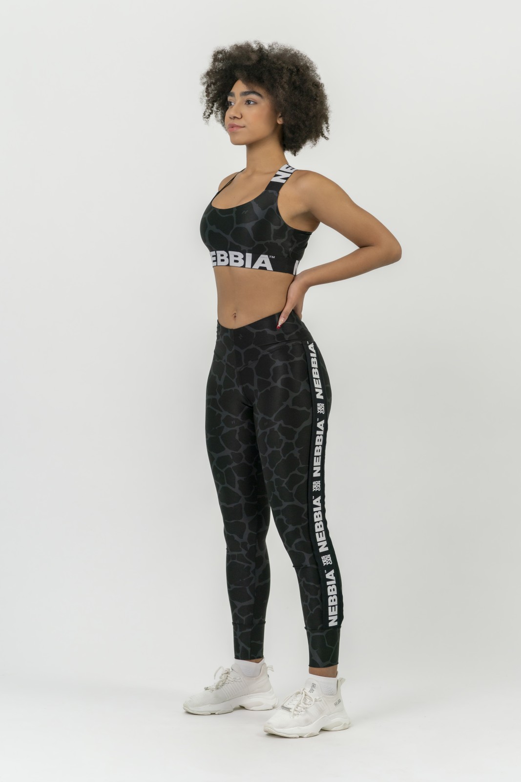 Levně NEBBIA Women's High-waist leggings S