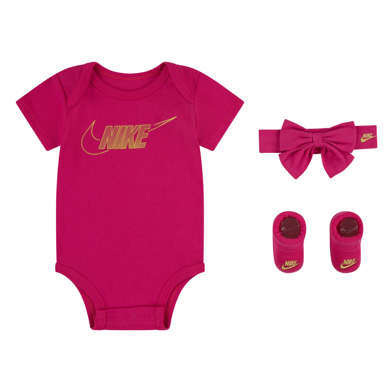 Levně Nike 3pk girls hb, bodysuit, bootie 6-12m