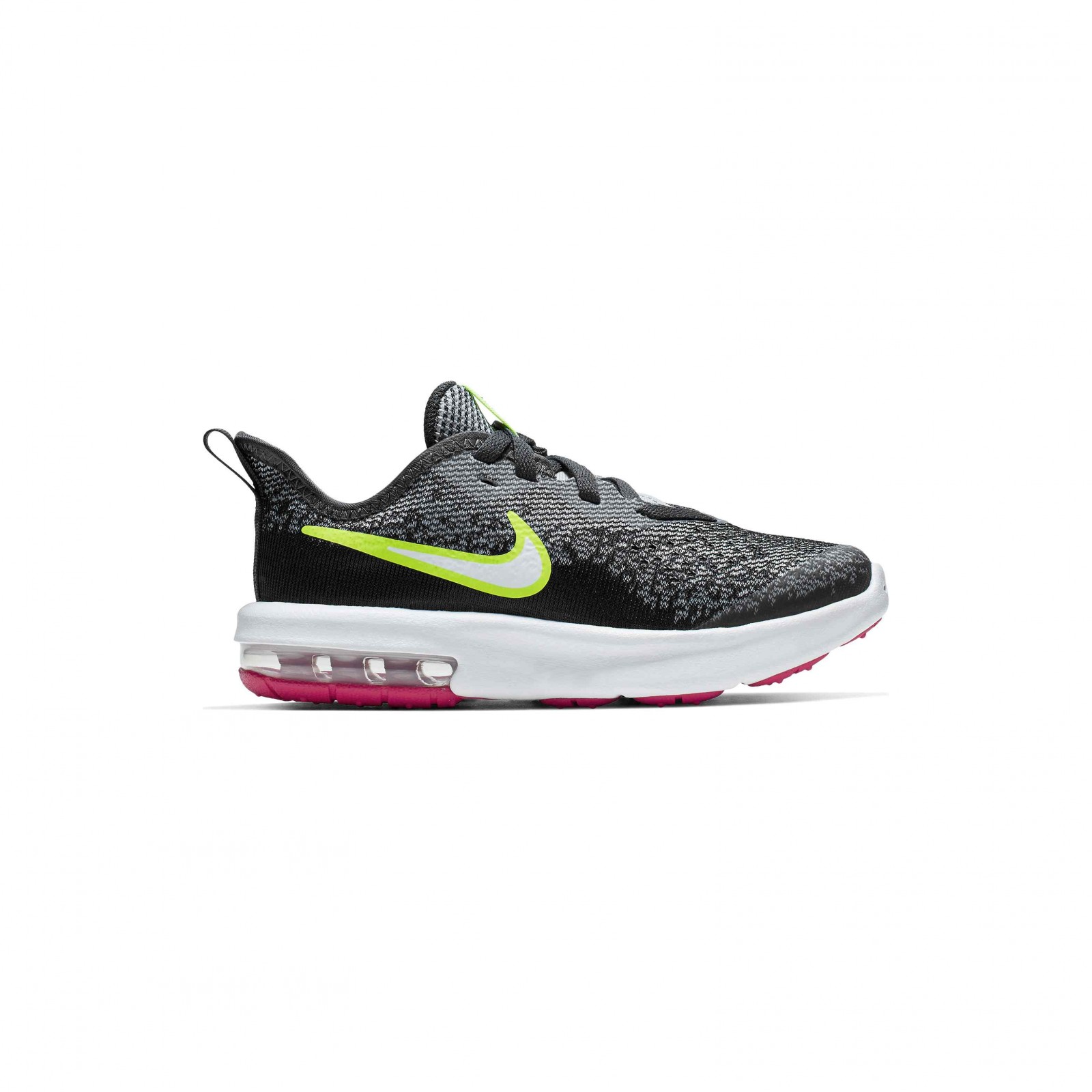 Levně Nike air max sequent 4 (ps) 29,5 wolf grey/volt-black-anthracite