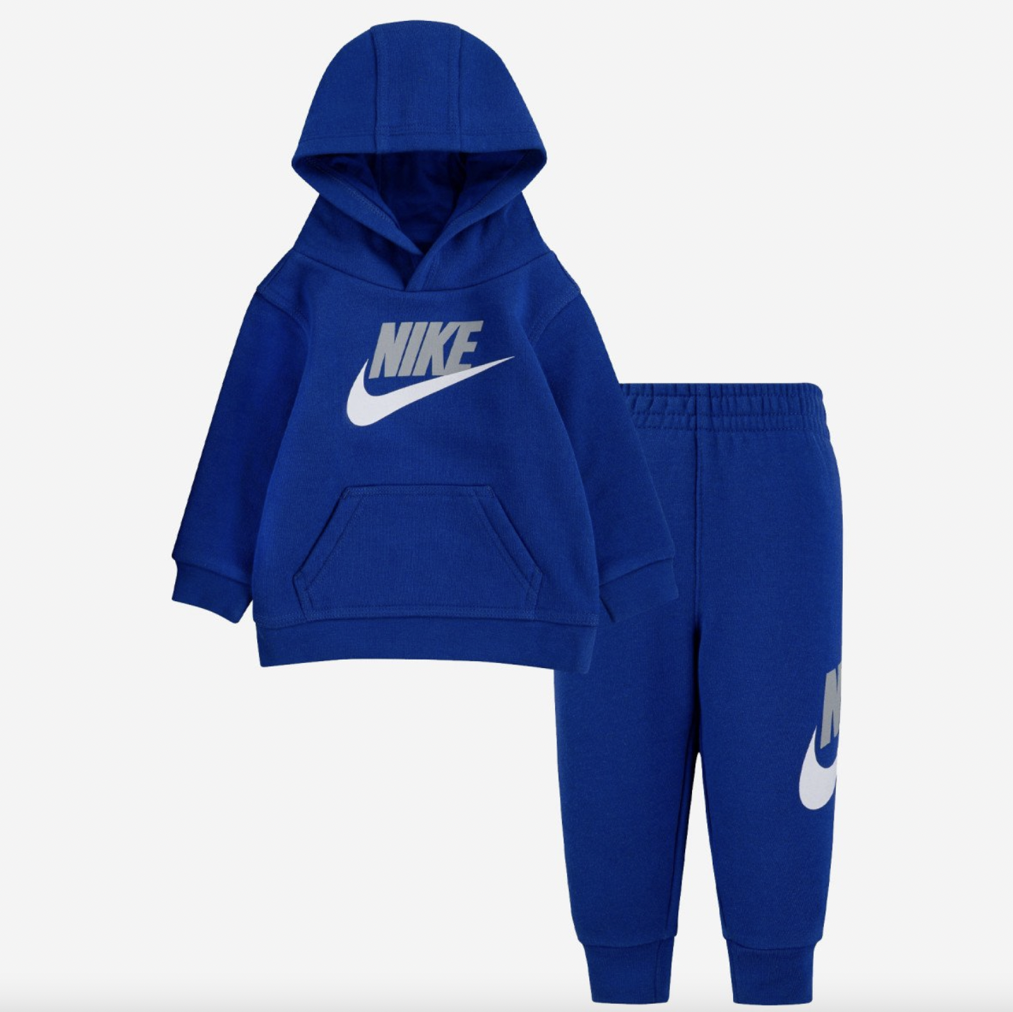 Levně Nike fleece po hoodie & jogger 2pc set 80-86 cm