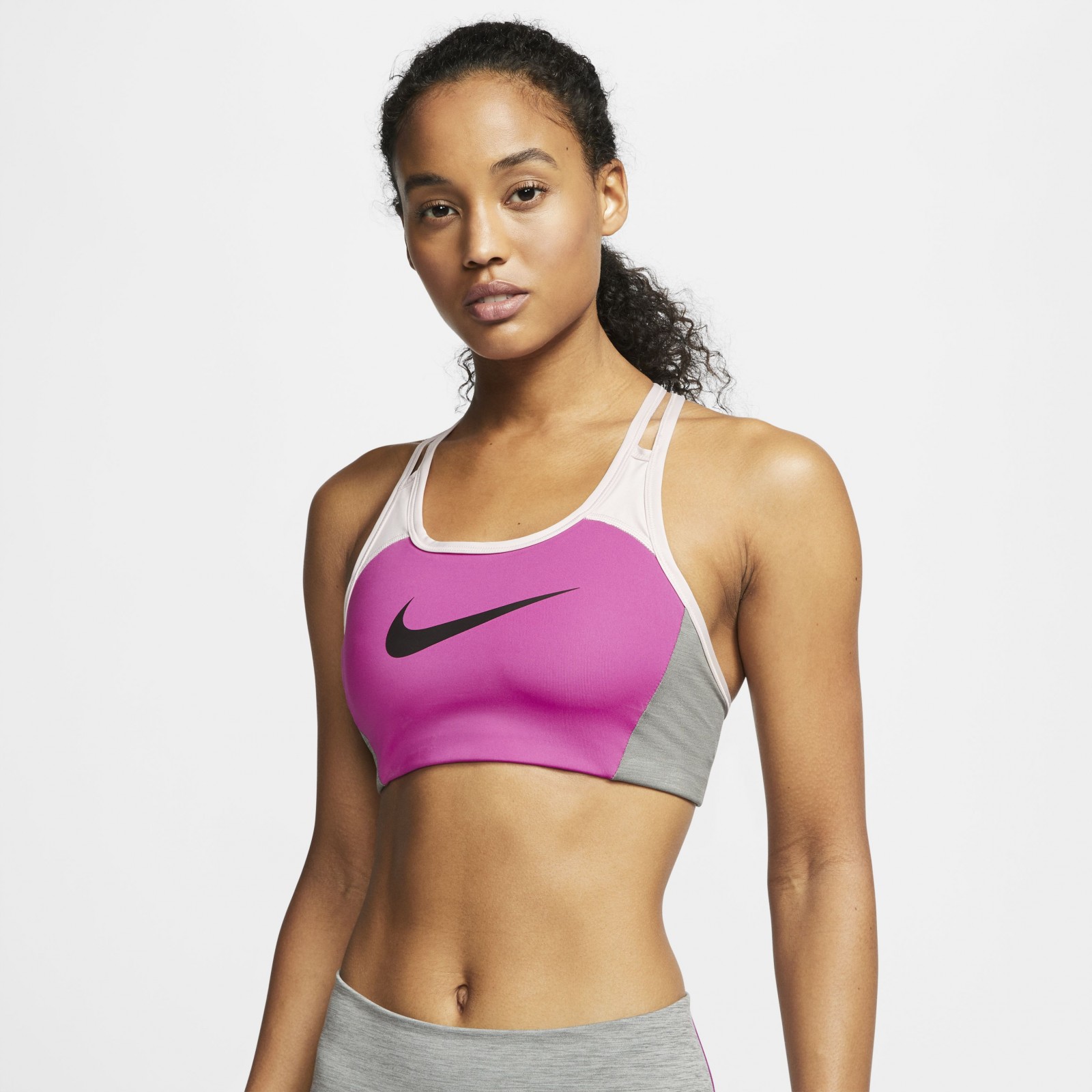 Levně Nike swoosh logo bra pad xs