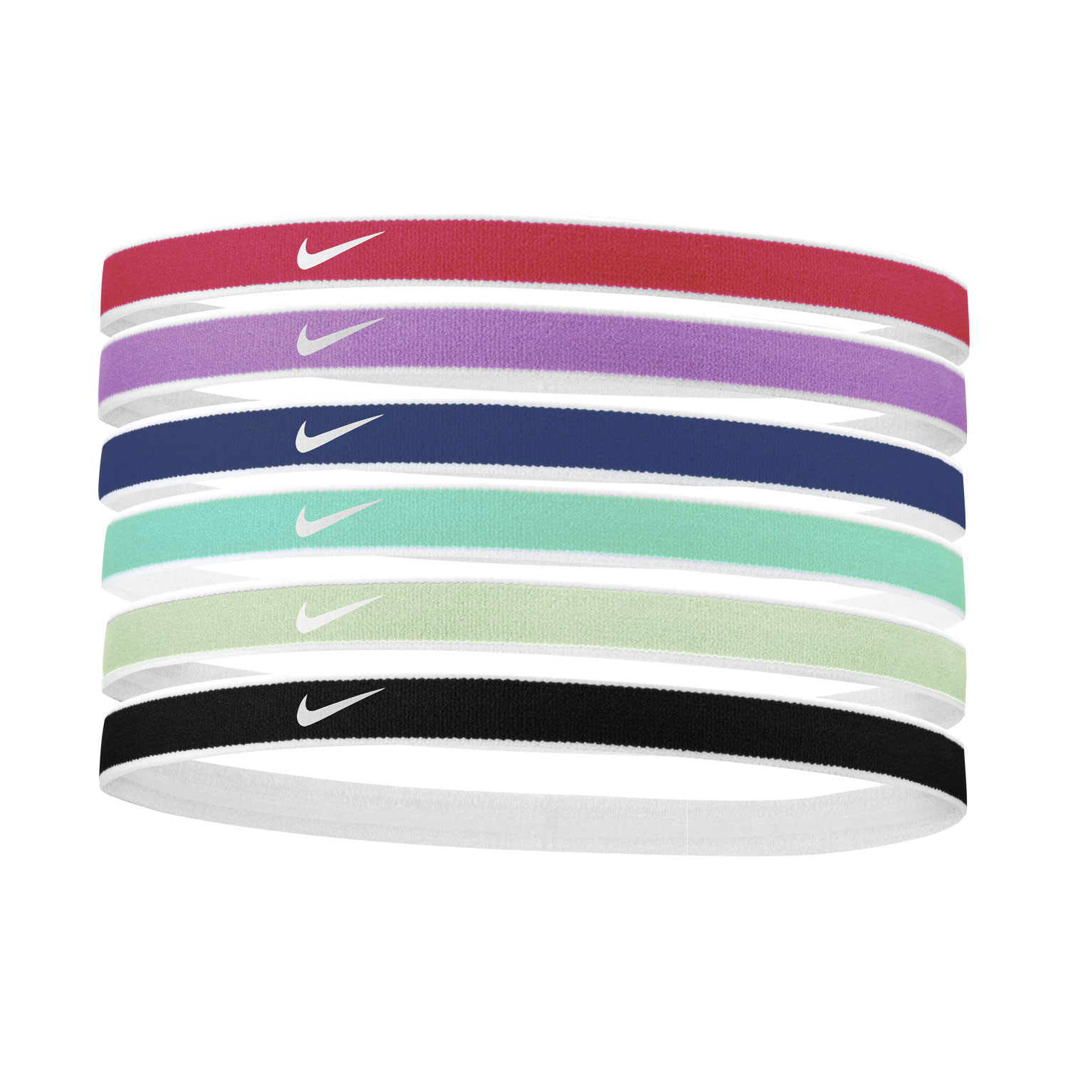 Levně Nike swoosh sport headbands 6 pk tipped uni