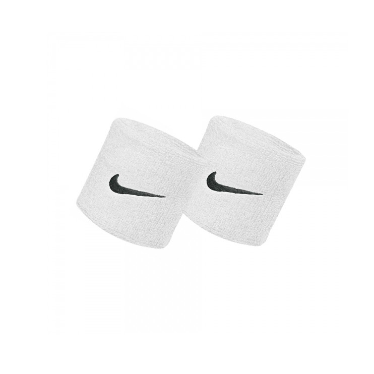 Levně Nike swoosh wristbands uni white/black