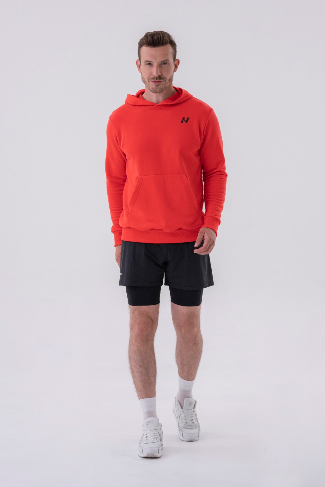 Levně Pull-over Hoodie with a Pouch Pocket XL