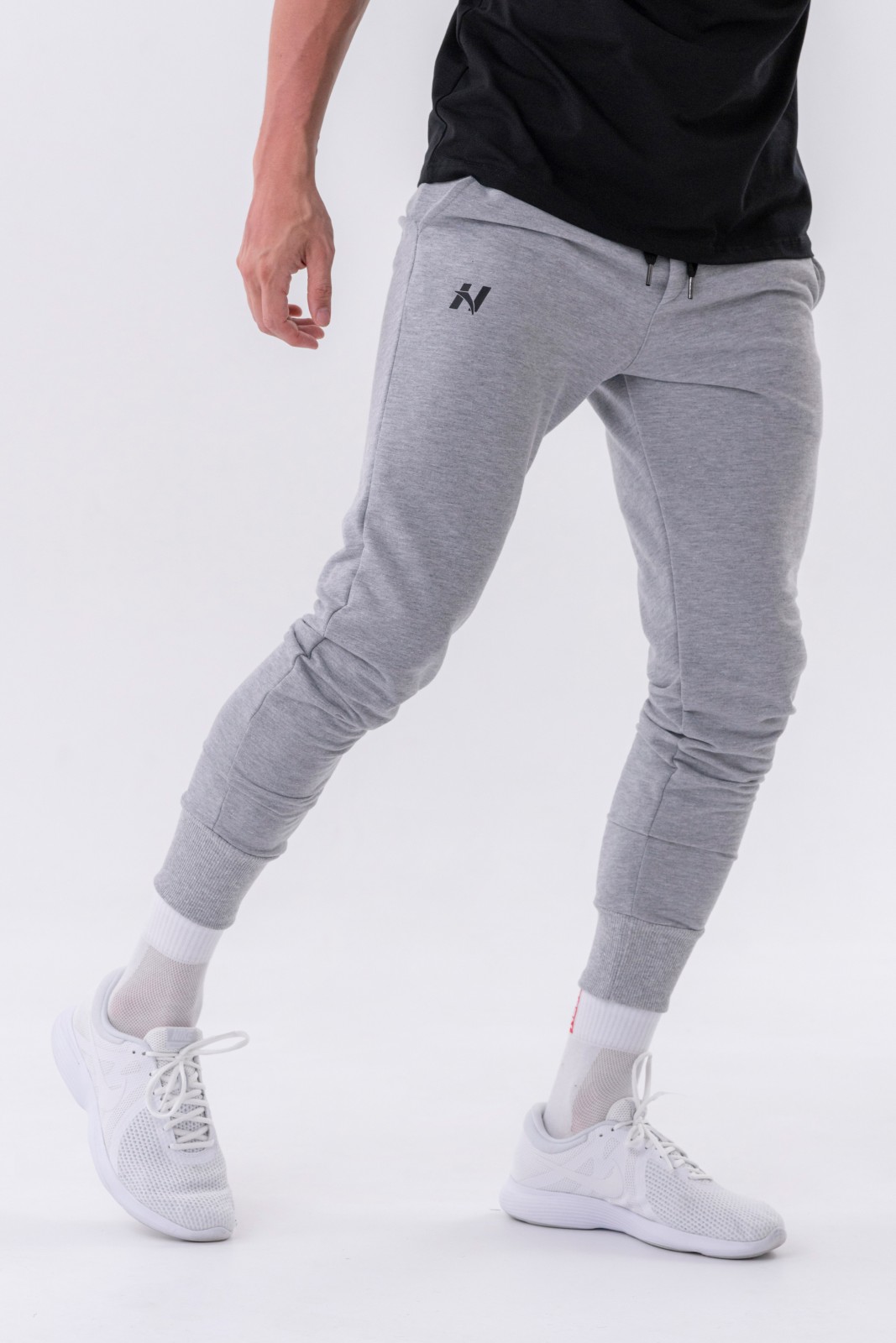 Levně Slim sweatpants with side pockets “Reset” XL