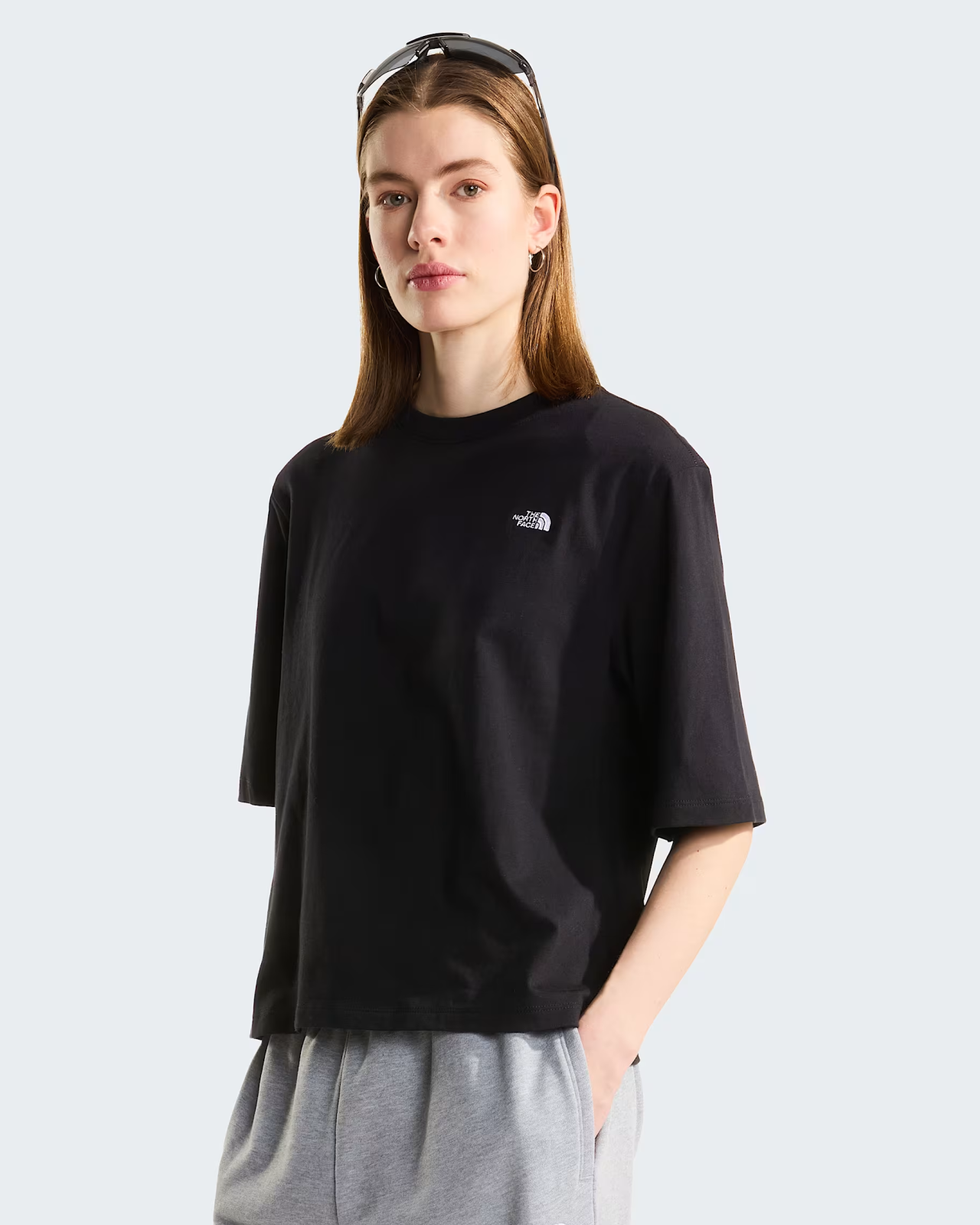 The north face w ess sd boxy rlx ss tee xs