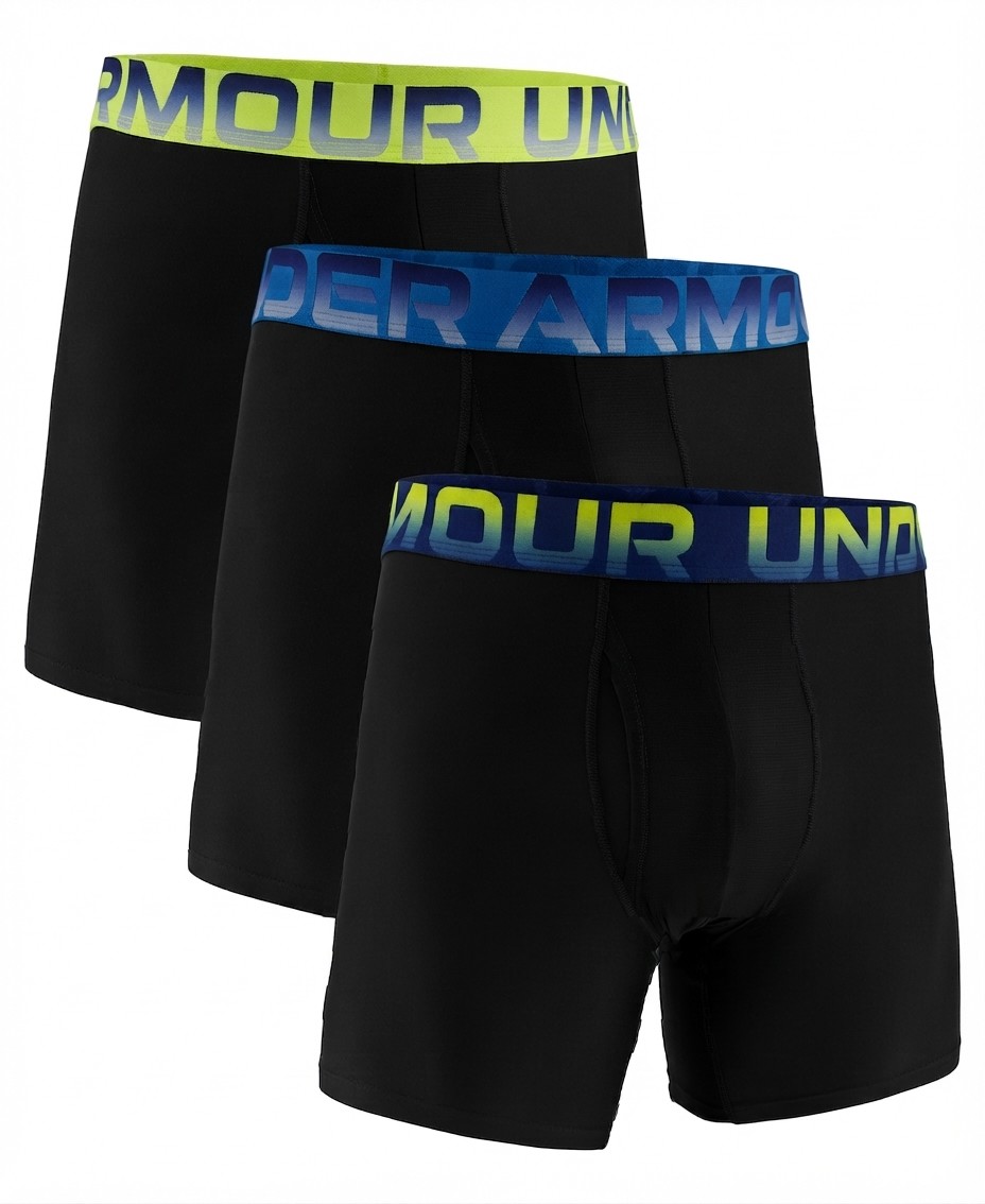 Under Armour Perf Cotton- Colorblock Ombre 3In - 3pk MD