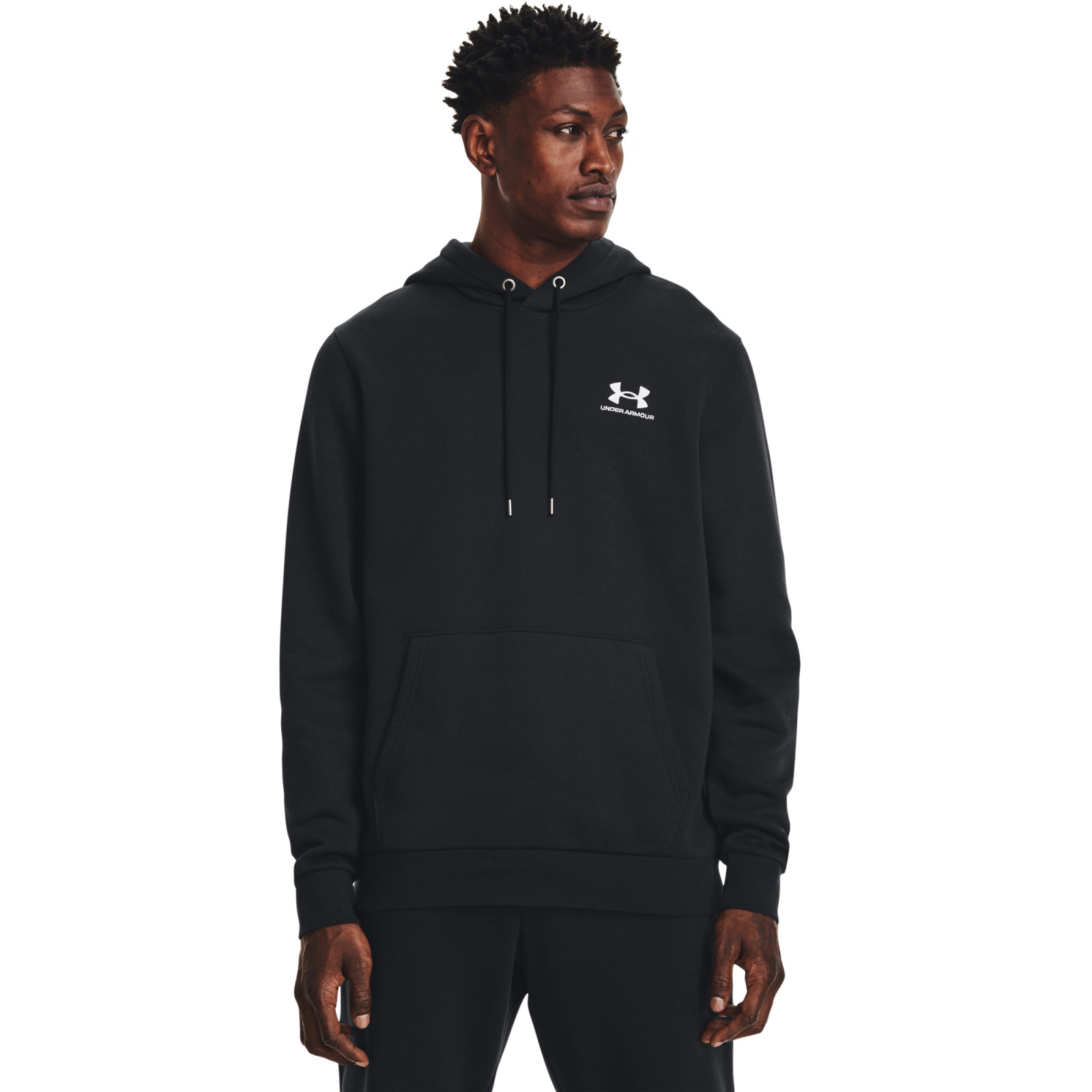 Levně UNDER ARMOUR UA Essential Fleece Hoodie-BLK M