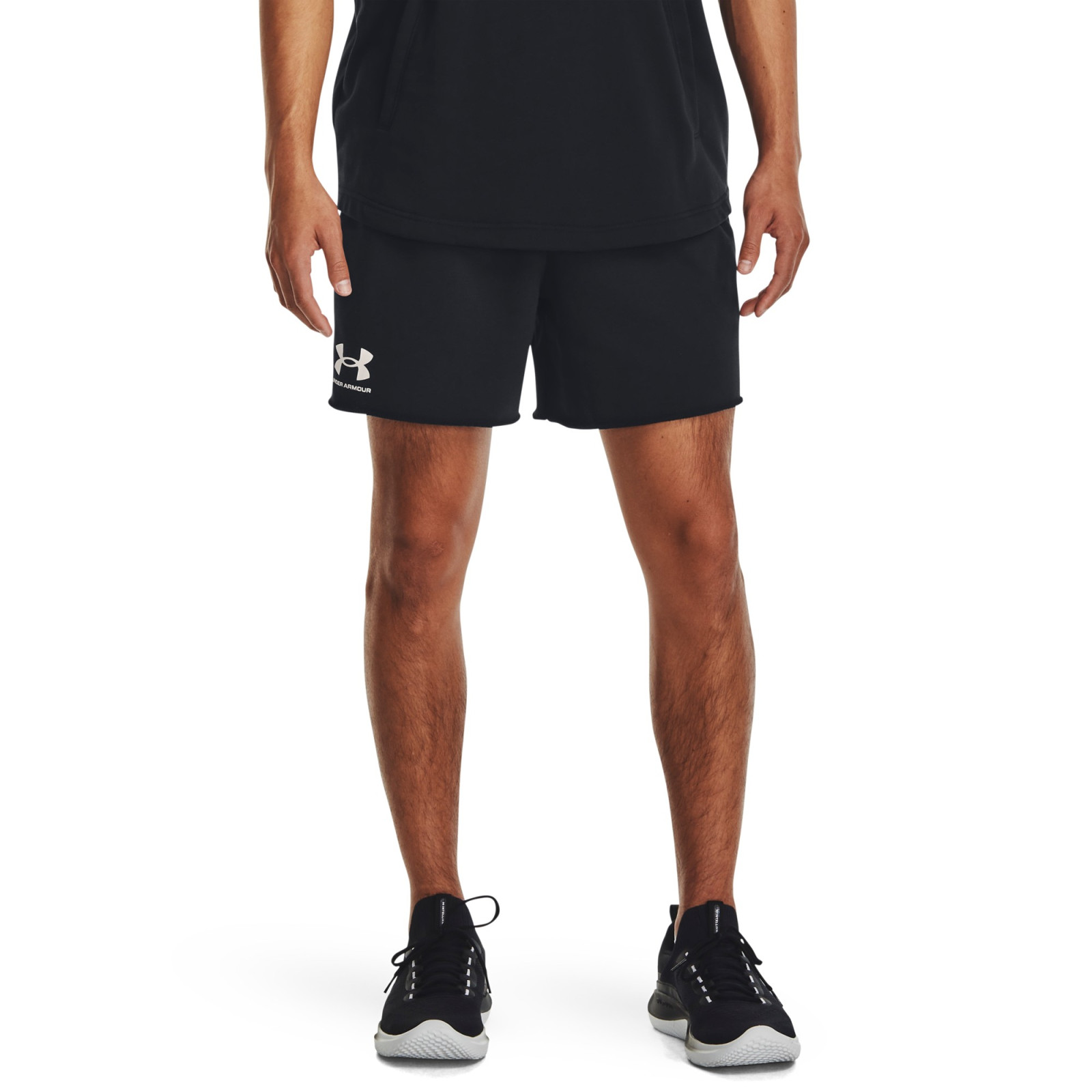 Levně UNDER ARMOUR UA Rival Terry 6in Short-BLK XXL