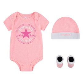 Converse classic ctp infant hat bodysuit bootie set 3pk | MC0028-A6A | Růžová | 6-12 M