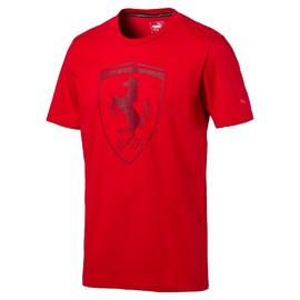 Pánské tričko Puma Ferrari Ferrari Big Shield Tee Rosso C