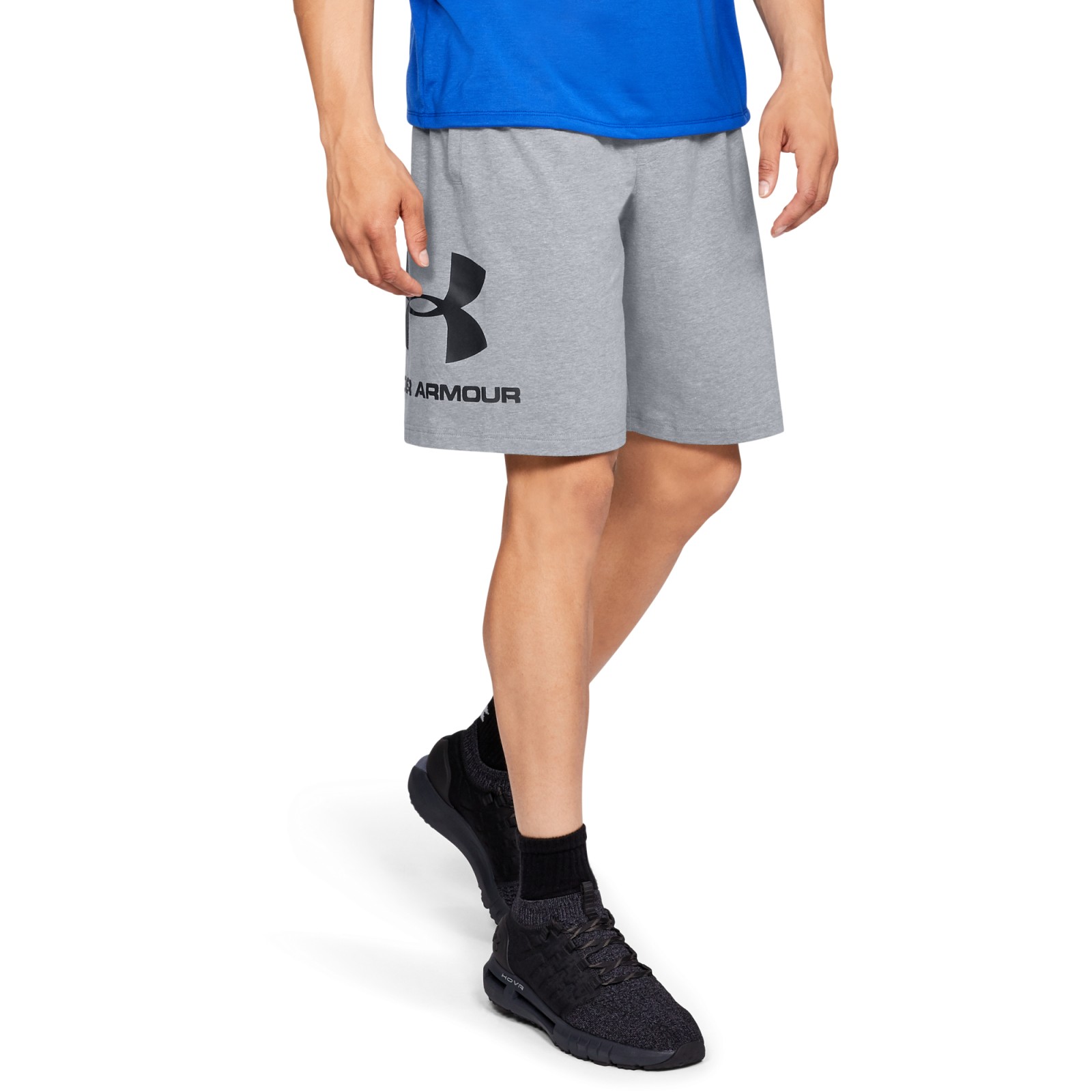 Under Armour UA Sportstyle Cotton Shorts-GRY