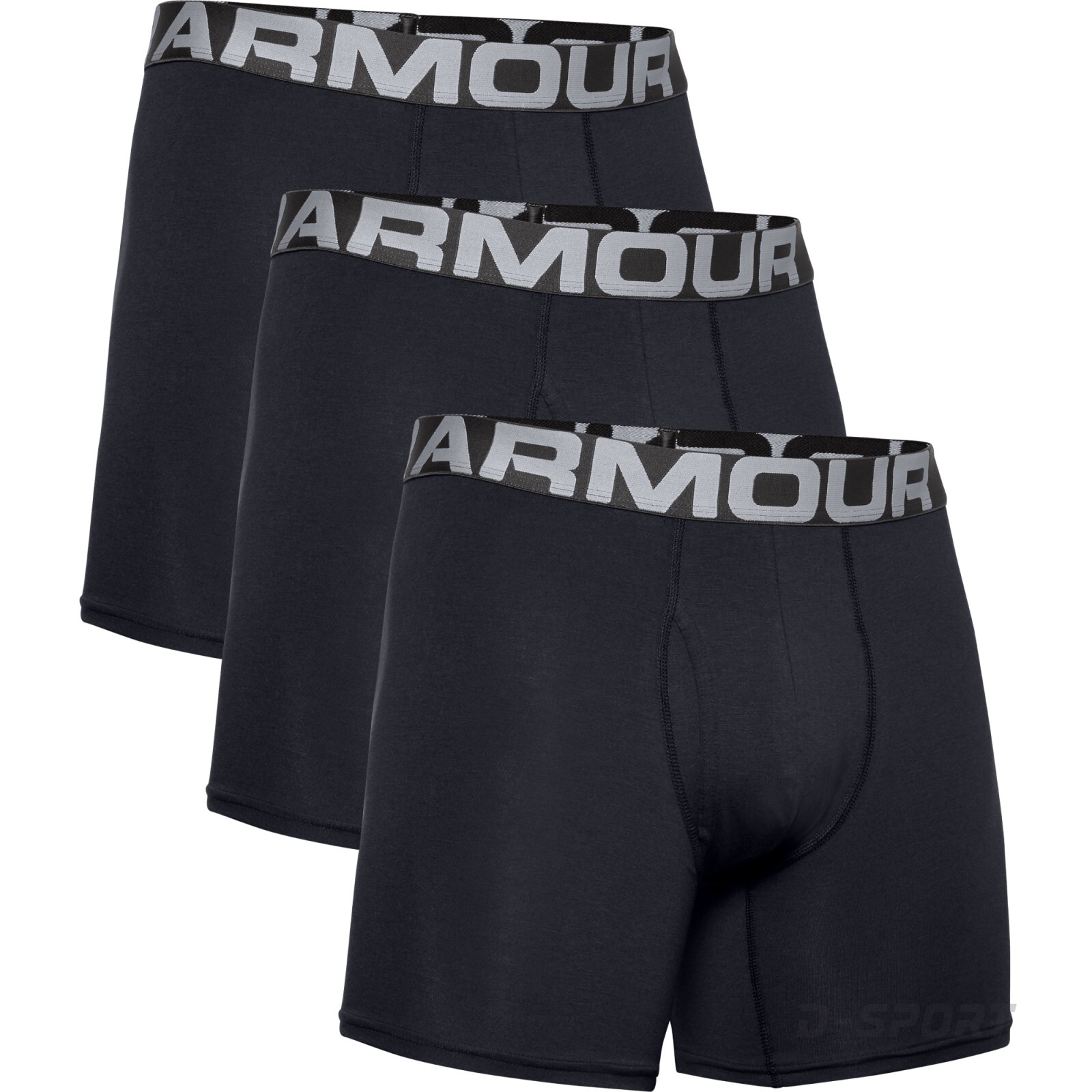 Under Armour UA Charged Cotton 6in 3 Pack