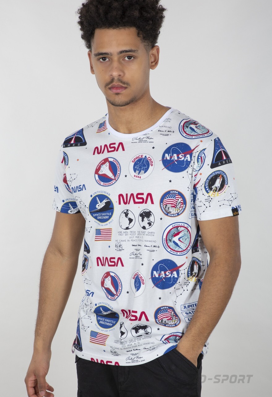 Alpha Industries NASA AOP T-Shirt