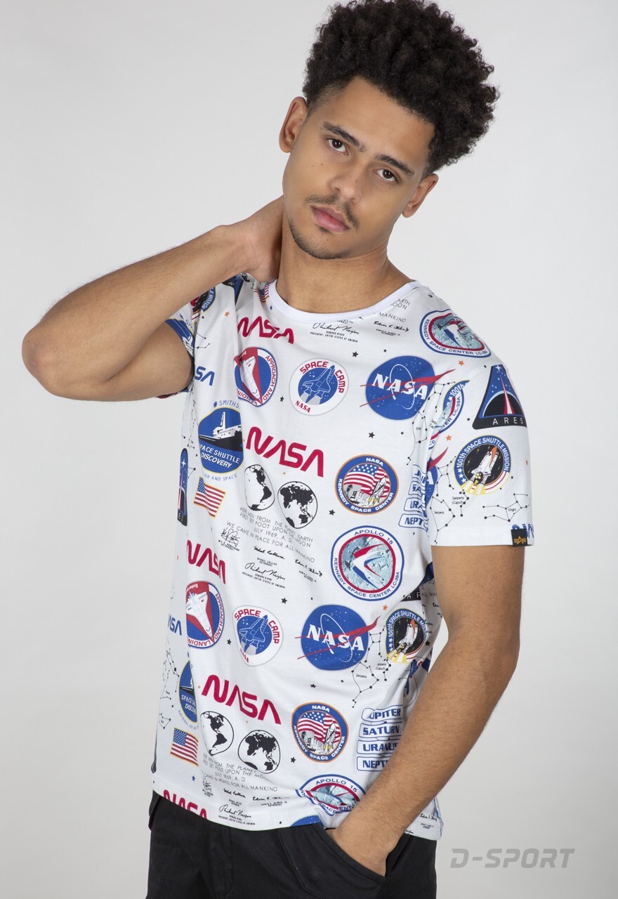 Alpha Industries NASA AOP T-Shirt
