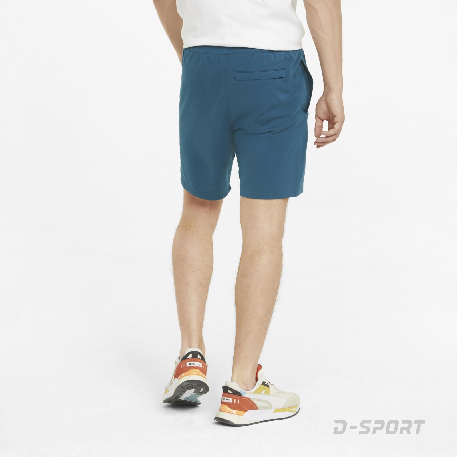 Nature Camp Graphic Shorts Blue Coral