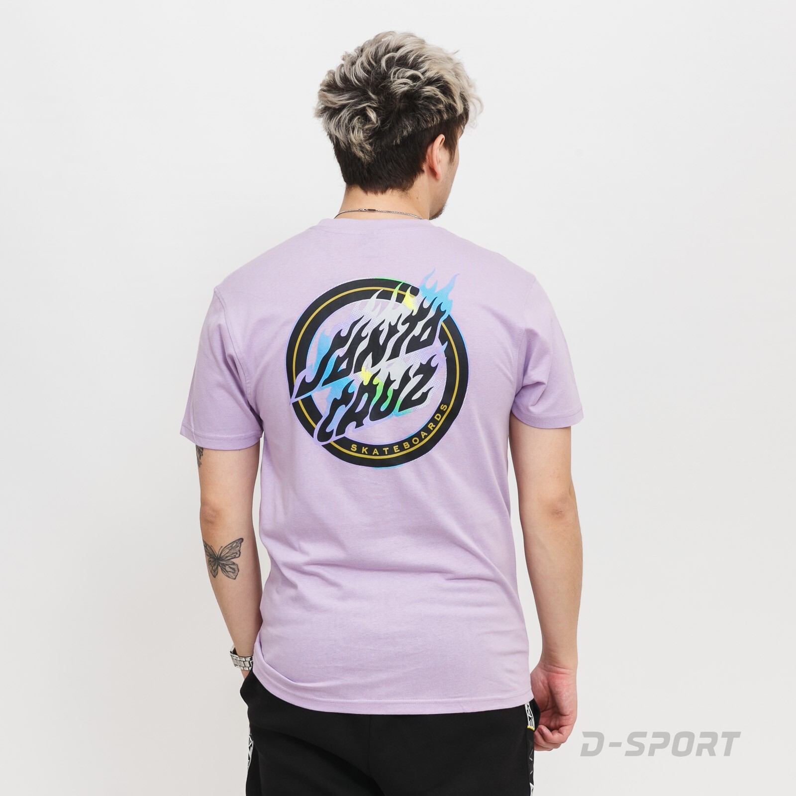 Holo Flamed Dot T-Shirt Digital Lavender