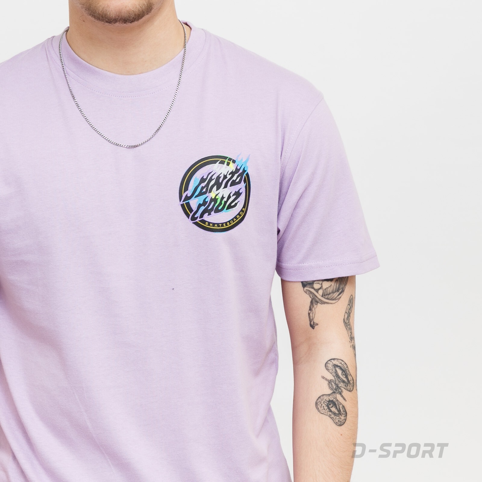 Holo Flamed Dot T-Shirt Digital Lavender