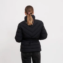 EA7 EMPORIO ARMANI PADDING JACKET WITH BELT