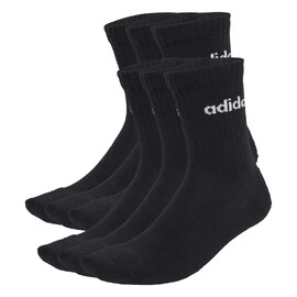 adidas Linear Crew Socks Cushioned Socks 6 Pair Pack