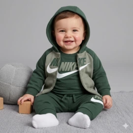 NIKE KIDS COLOR BLOCKED HBR JOGGER SET