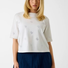 GUESS SILVY 4G SS CN T-SHIRT