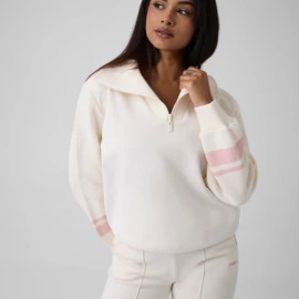 GUESS FABRIZIA HALF-ZIP SWEATSHIRT